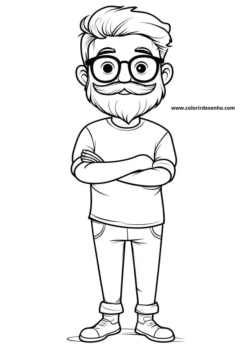 Man Coloring Pages For All Ages 6
