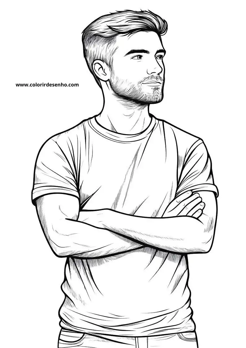 Man Coloring Pages For All Ages 7
