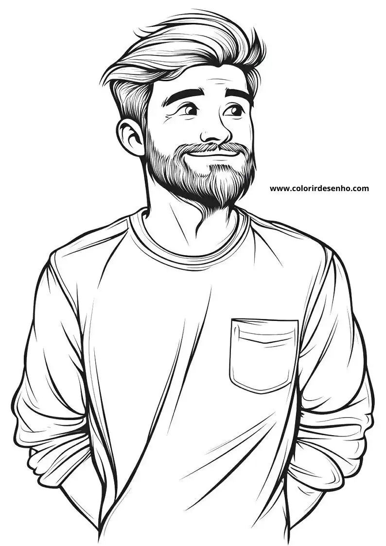 Man Coloring Pages For All Ages 8