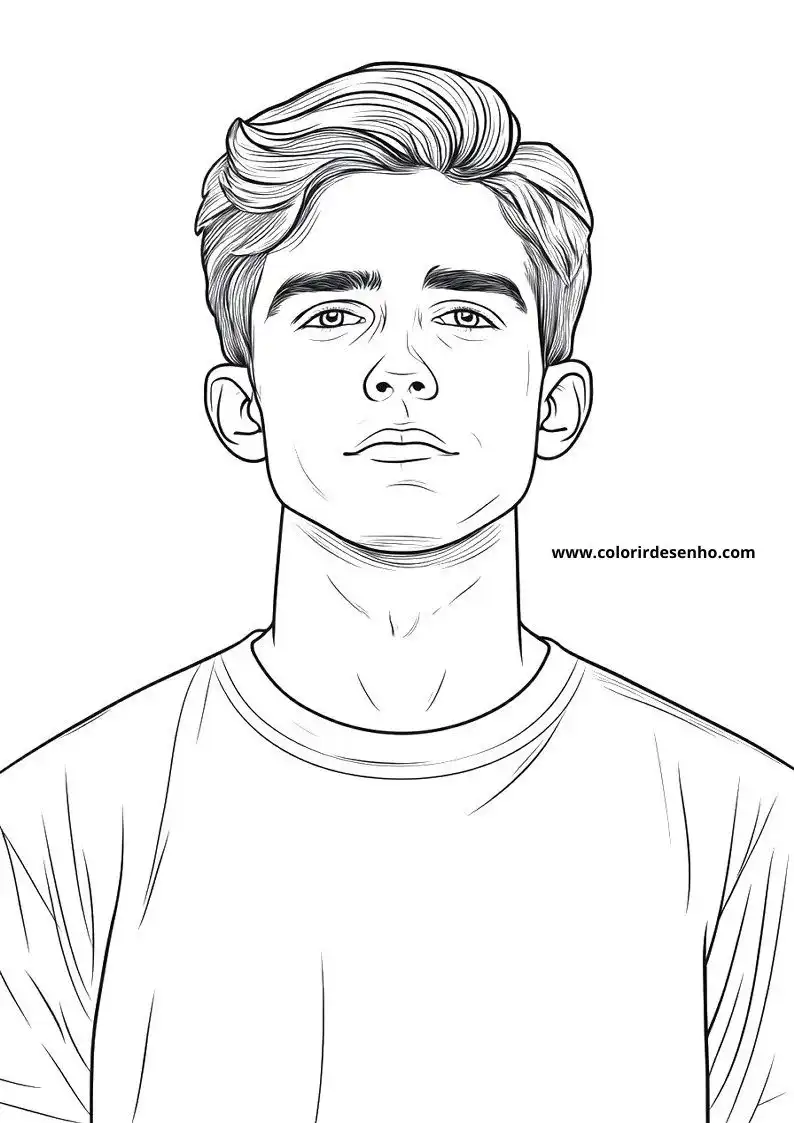 Man Coloring Pages For Kids And Adults 3
