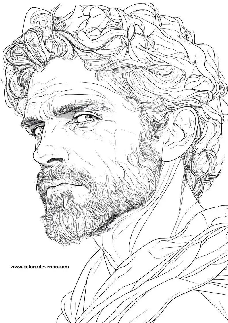 Man Coloring Pages For Kids And Adults 6