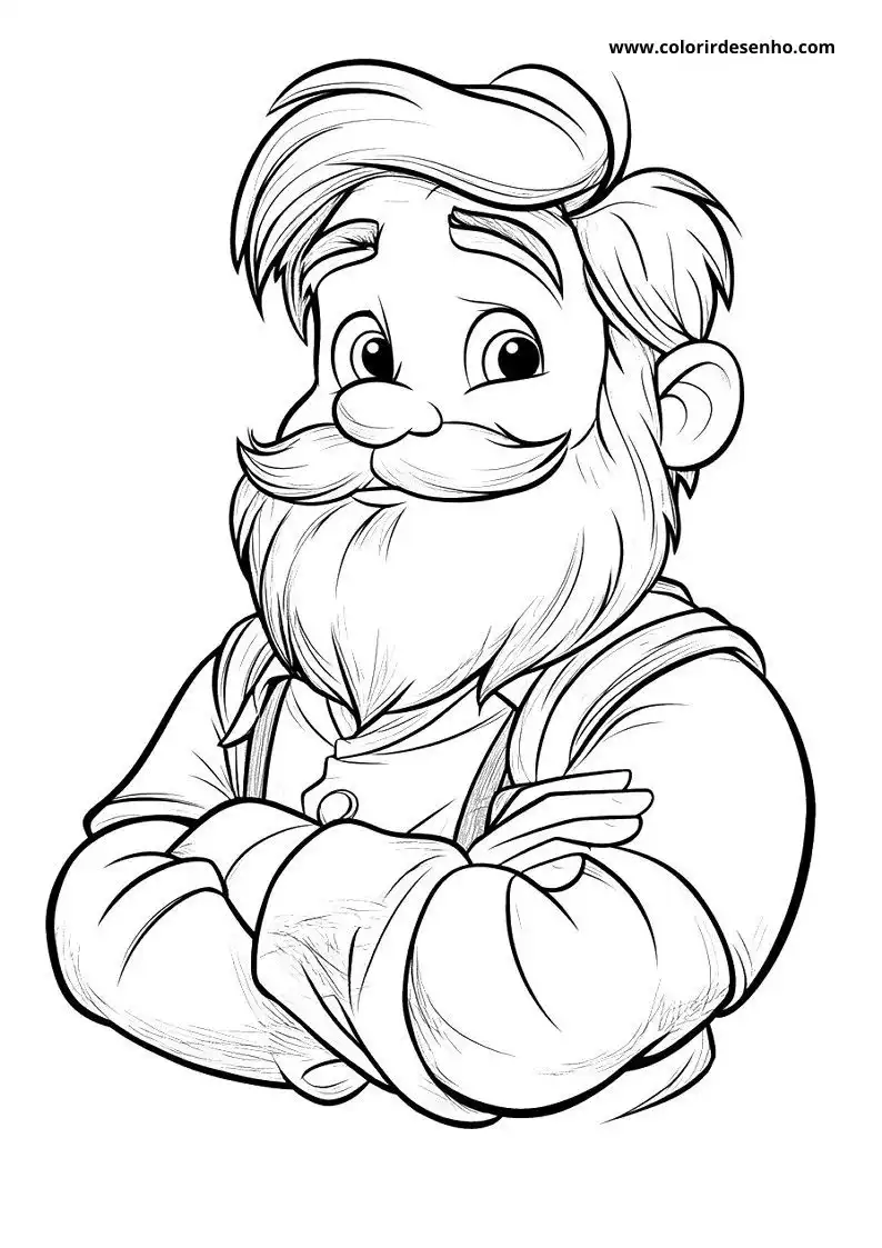 Man Coloring Sheet 5