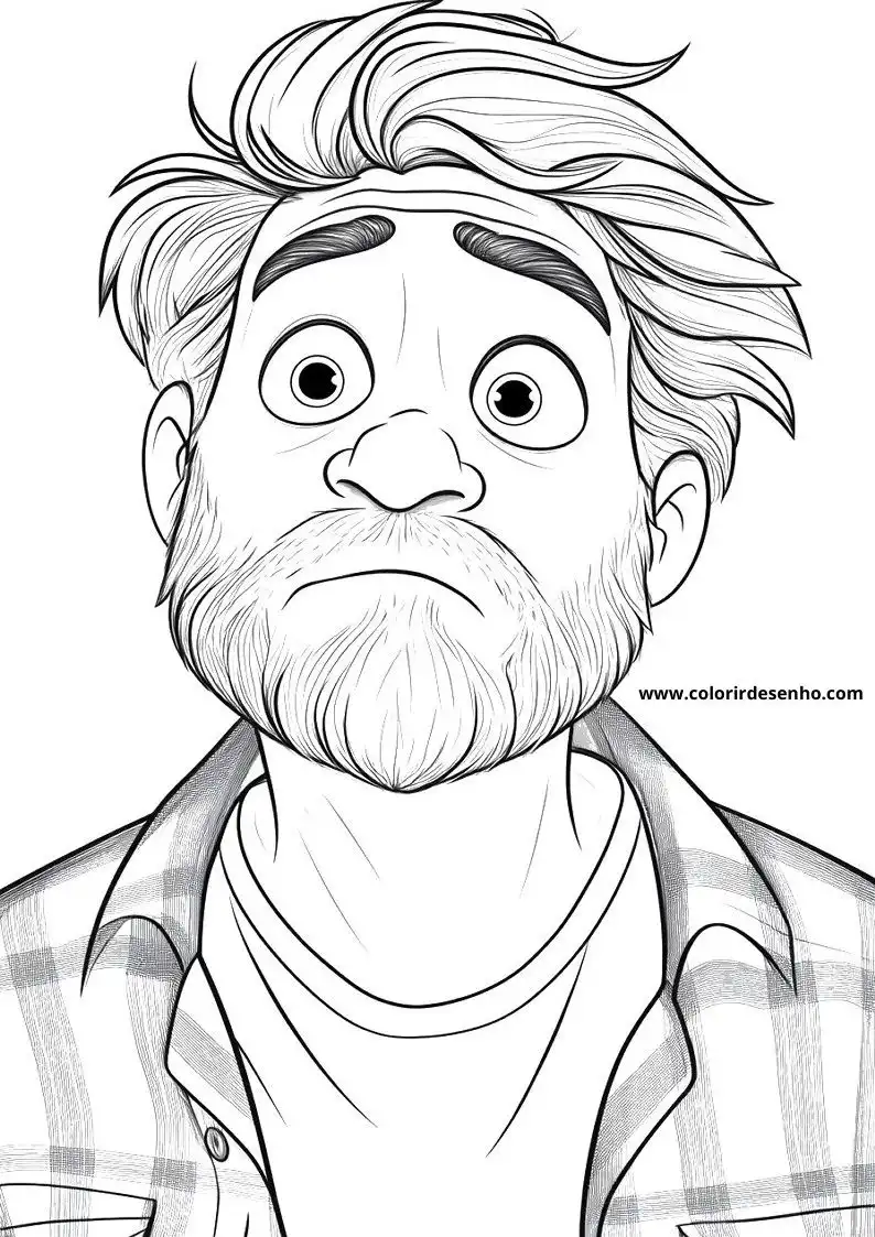 Man Coloring Sheet 6