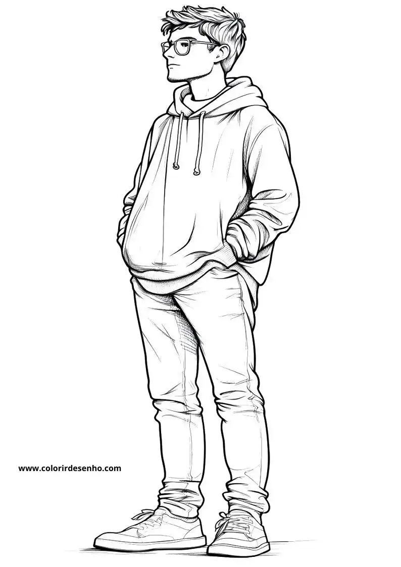 Man Free Printable Coloring Pages 1