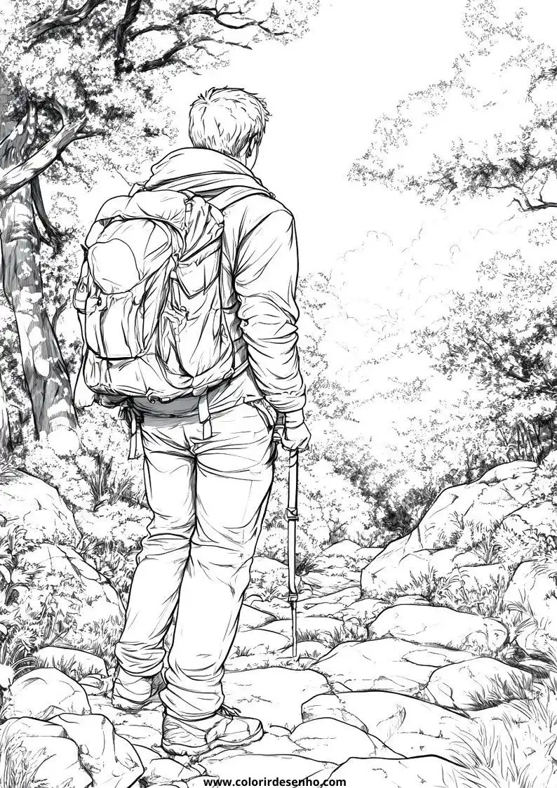 Man Picture Coloring Pages 1