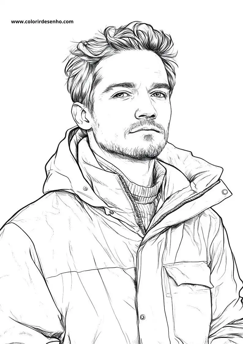 Man Picture Coloring Pages 7