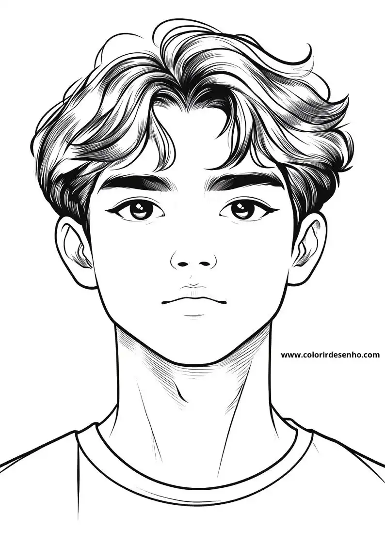 Man's Face Coloring Pages (258+ Free Printables) 58 Mans Face 22392