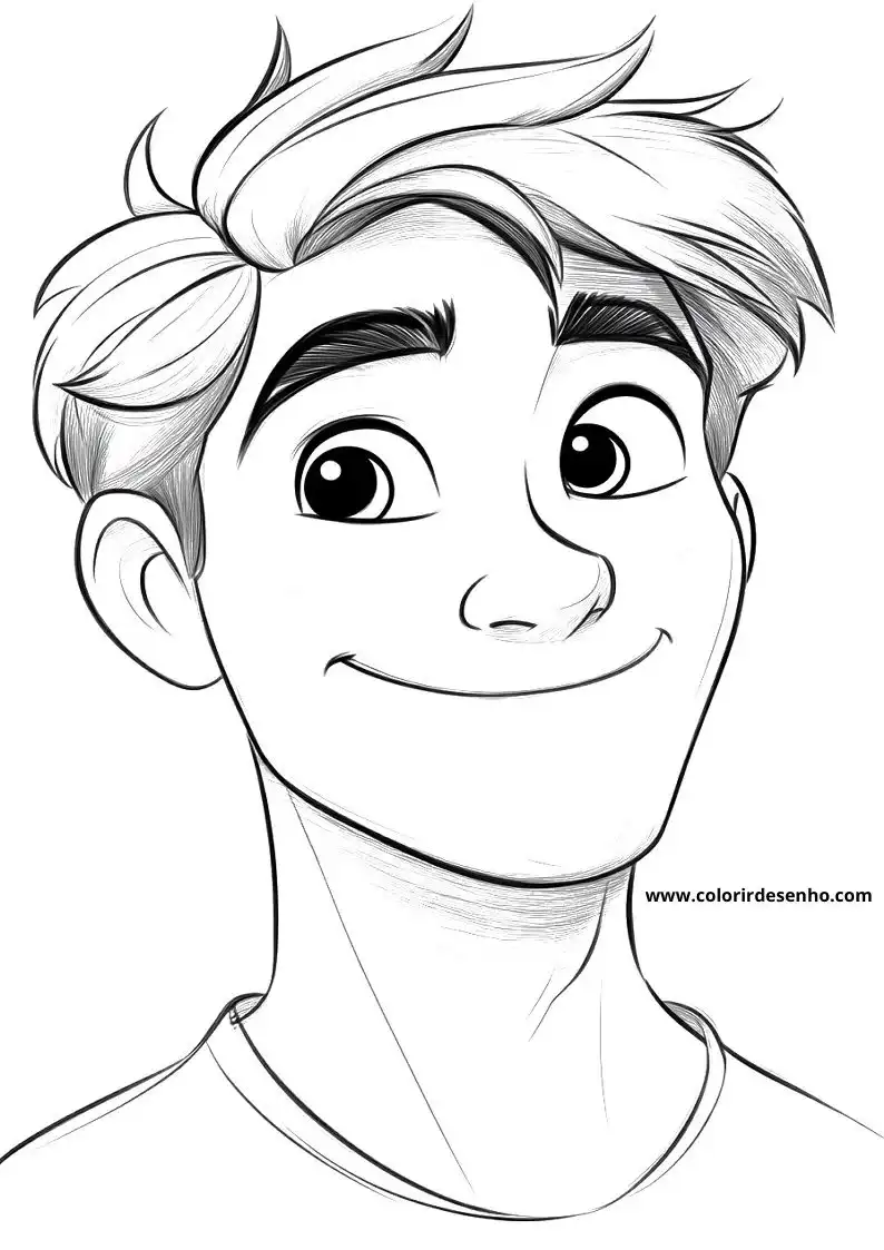 Man's Face Coloring Pages (258+ Free Printables) 83 Mans Face 22417