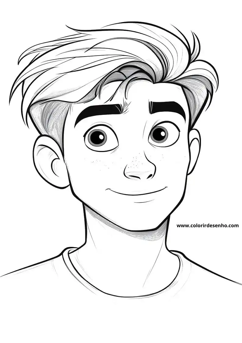 Man's Face Coloring Pages (258+ Free Printables) 117 Mans Face 22451