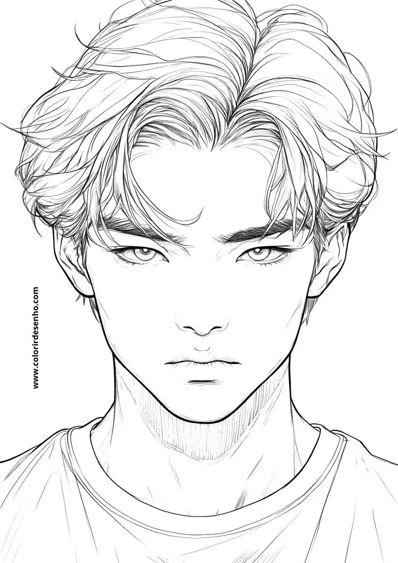 Man's Face Coloring Pages (258+ Free Printables) 126 Mans Face 22460