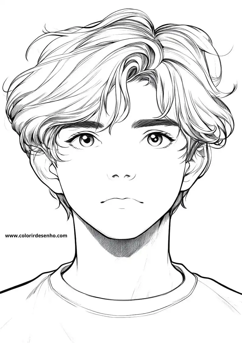 Man's Face Coloring Pages (258+ Free Printables) 128 Mans Face 22462