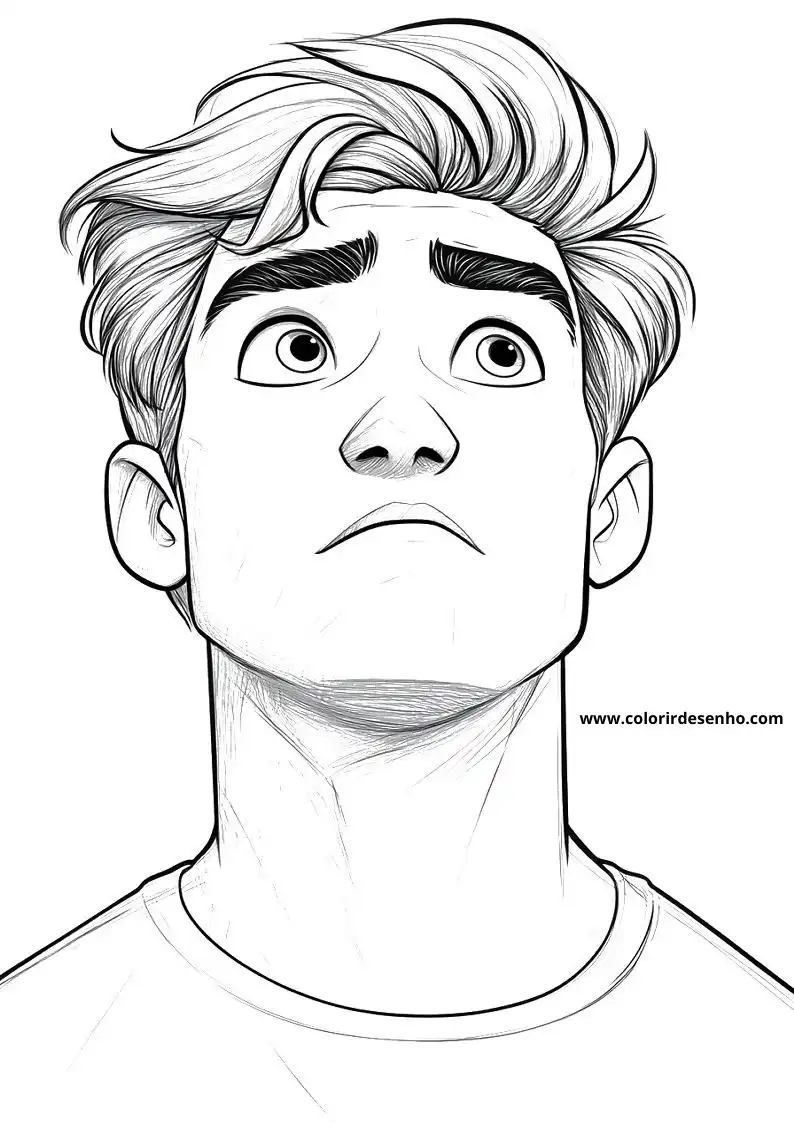 Man's Face Coloring Pages (258+ Free Printables) 139 Mans Face 22473
