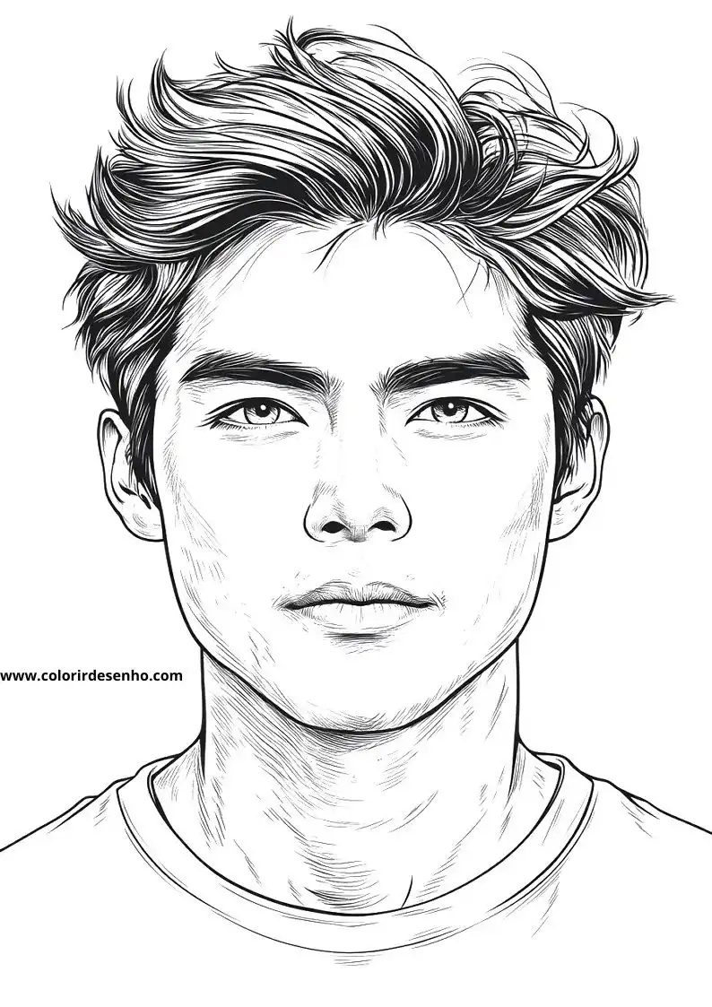 Man's Face Coloring Pages (258+ Free Printables) 149 Mans Face 22483