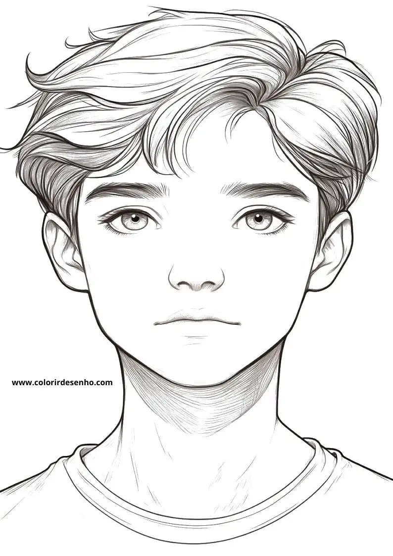 Man's Face Coloring Pages (258+ Free Printables) 183 Mans Face 22517