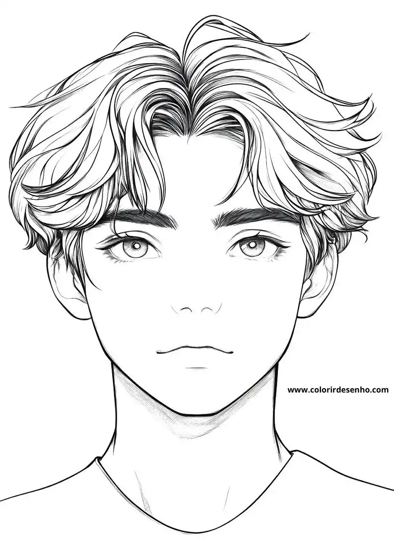 Man's Face Coloring Pages (258+ Free Printables) 195 Mans Face 22529