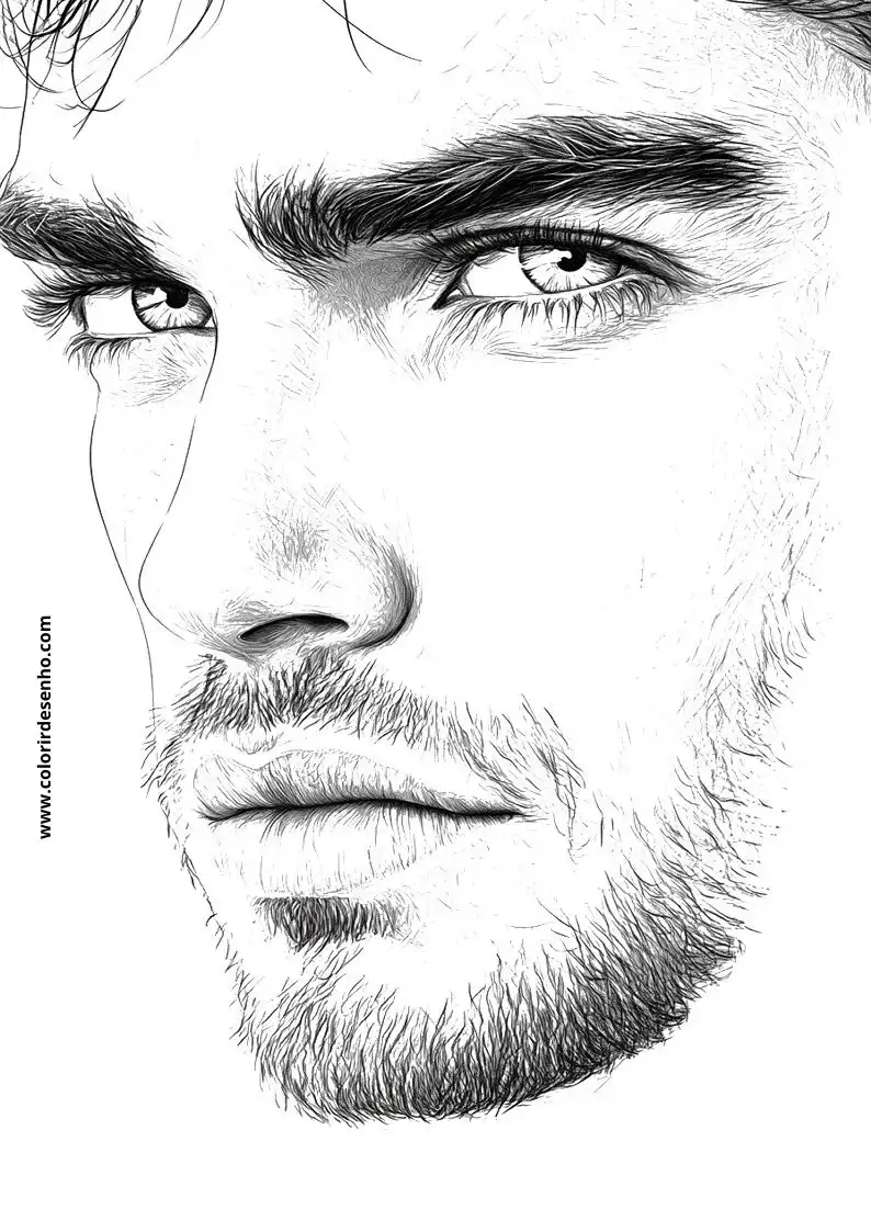 Man's Face Coloring Pages (258+ Free Printables) 219 Mans Face 22553
