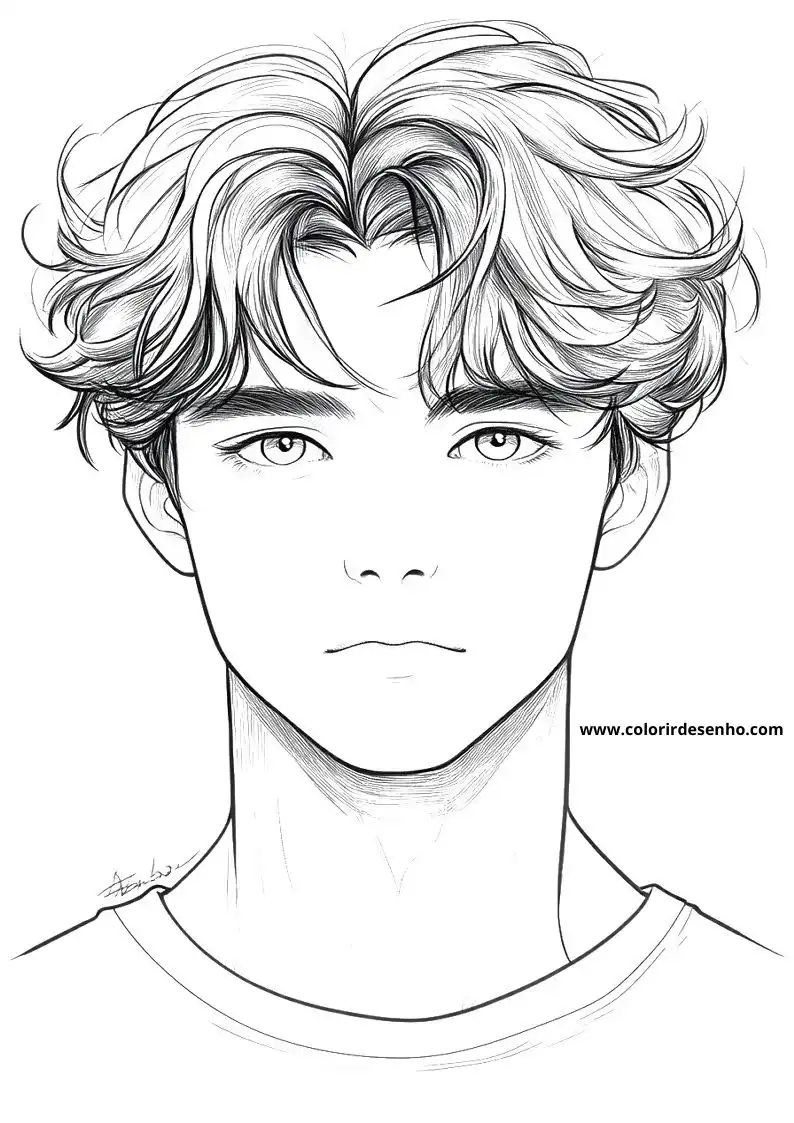 Man's Face Coloring Pages (258+ Free Printables) 223 Mans Face 22557