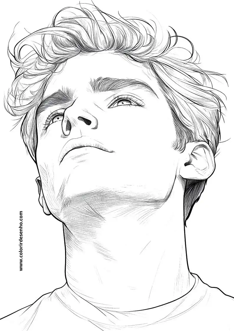 Man's Face Coloring Pages (258+ Free Printables) 162 Mans Faces 22496