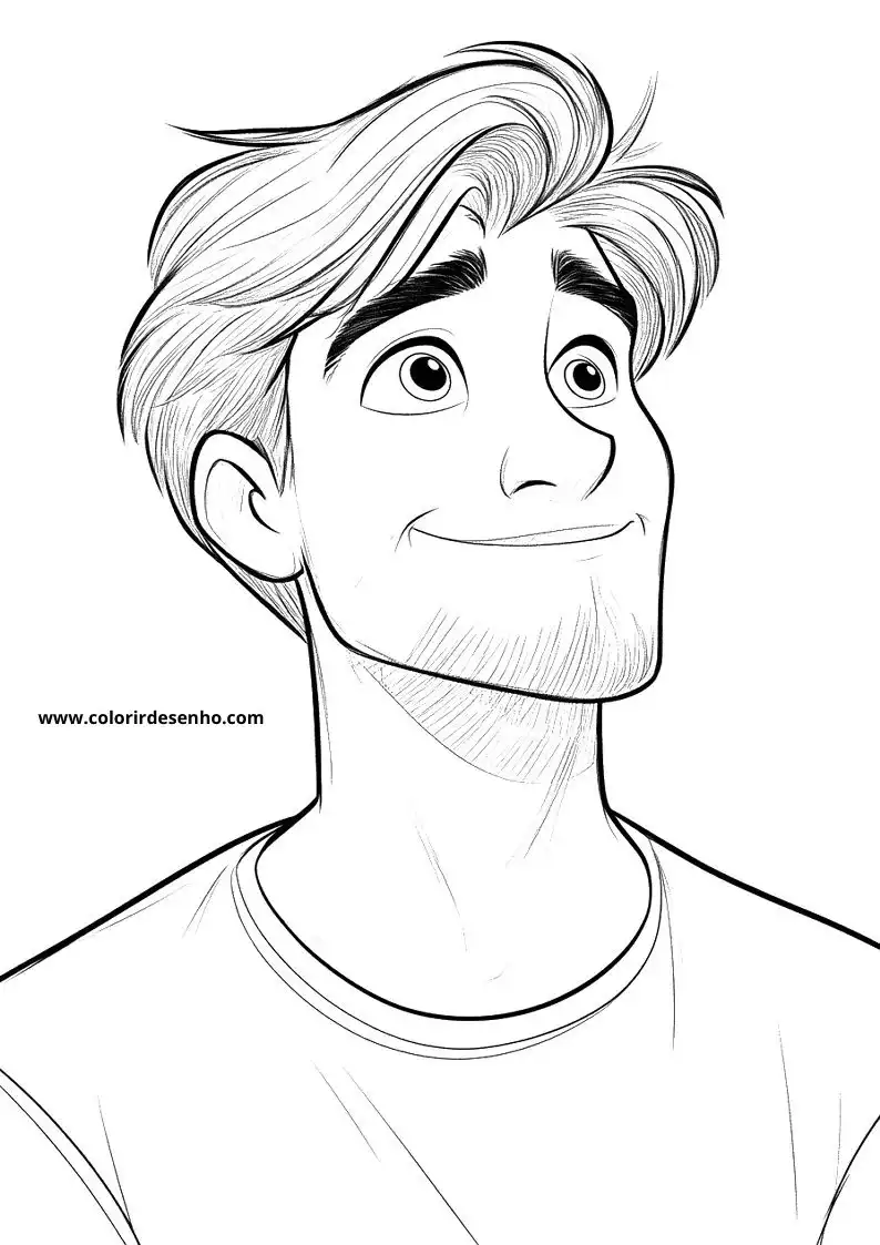 Man's Face Coloring Pages (258+ Free Printables) 170 Mans Faces 22504