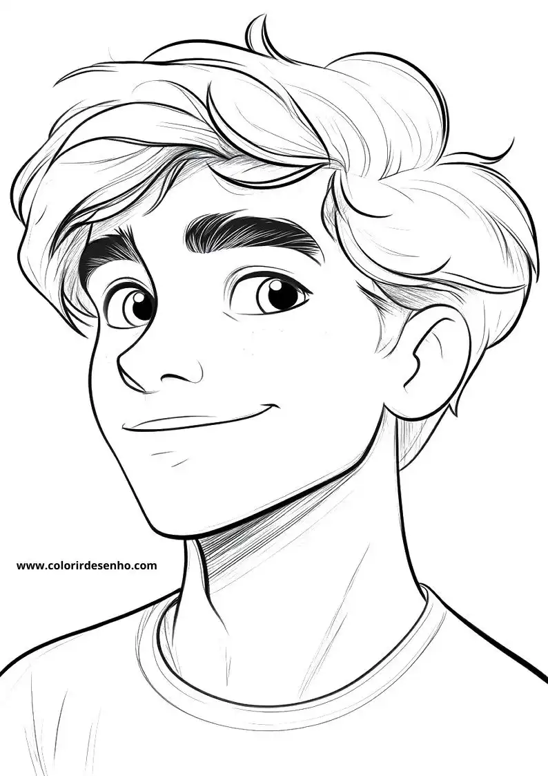 Man's Face Coloring Pages (258+ Free Printables) 172 Mans Faces 22506