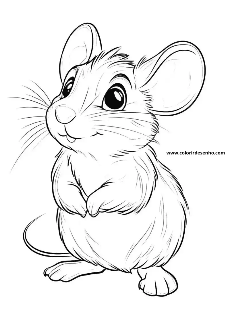 Mouse Coloring Pages 1