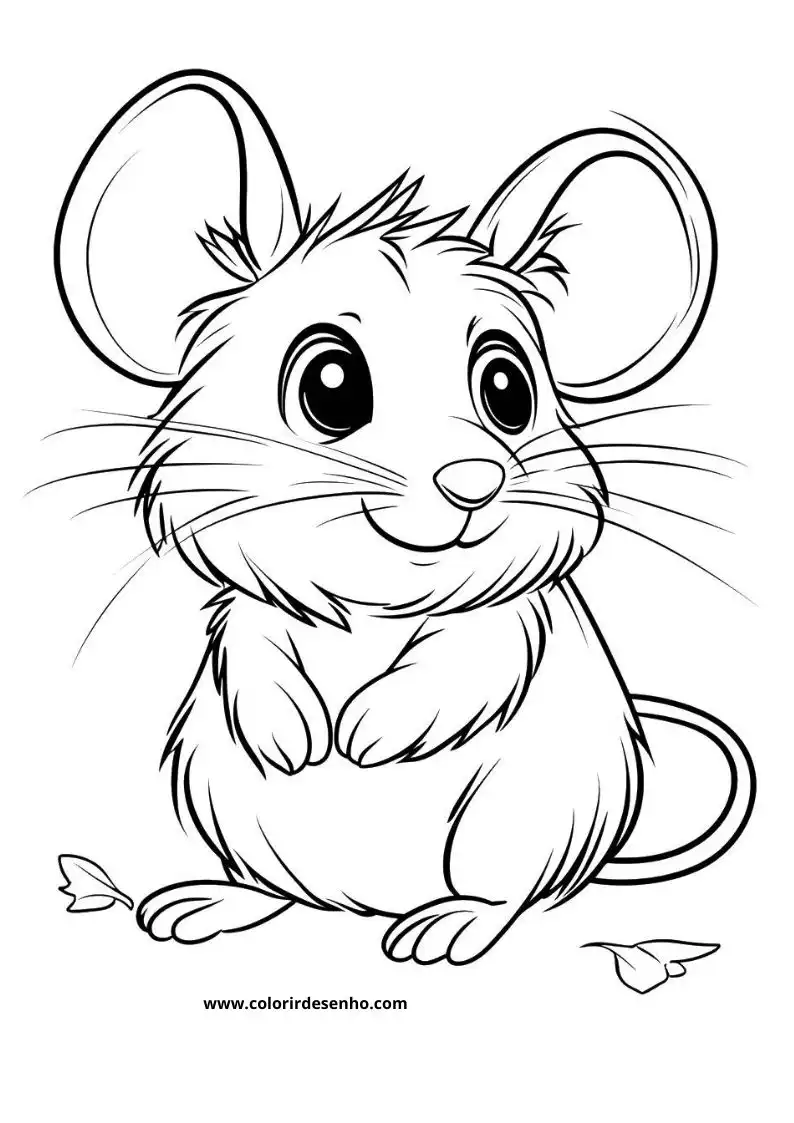 Mouse Coloring Pages 10