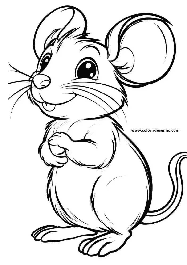 Mouse Coloring Pages 12