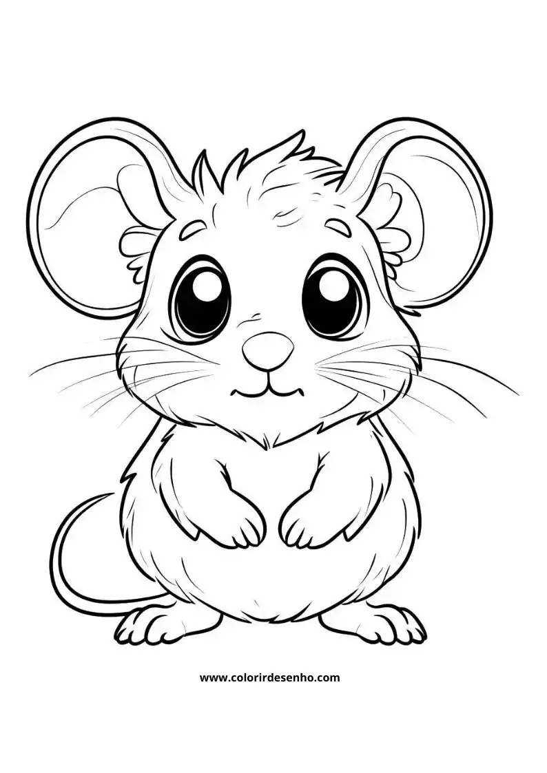 Mouse Coloring Pages 13