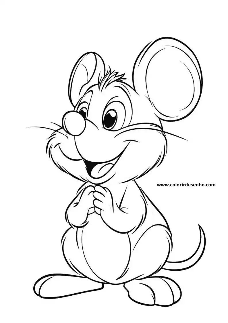 Mouse Coloring Pages 14