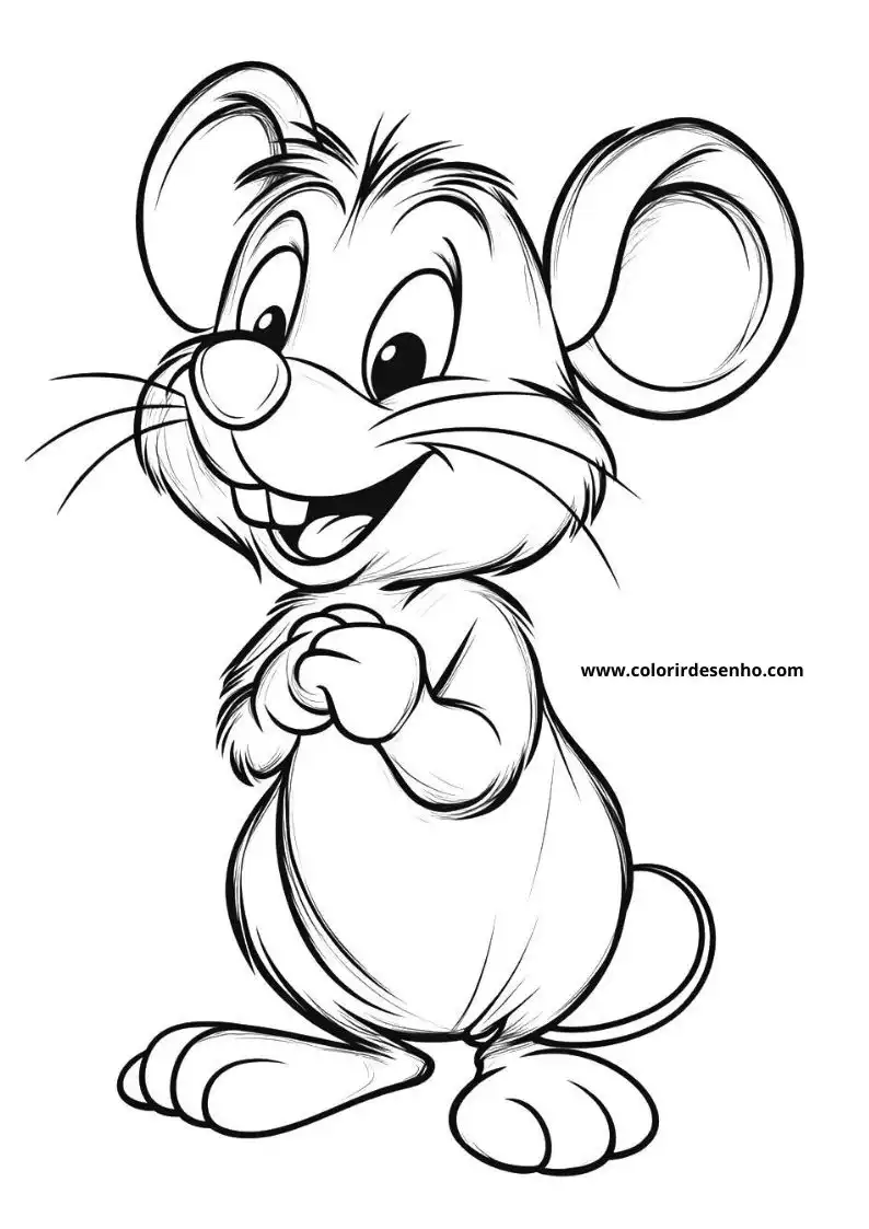 Mouse Coloring Pages 15