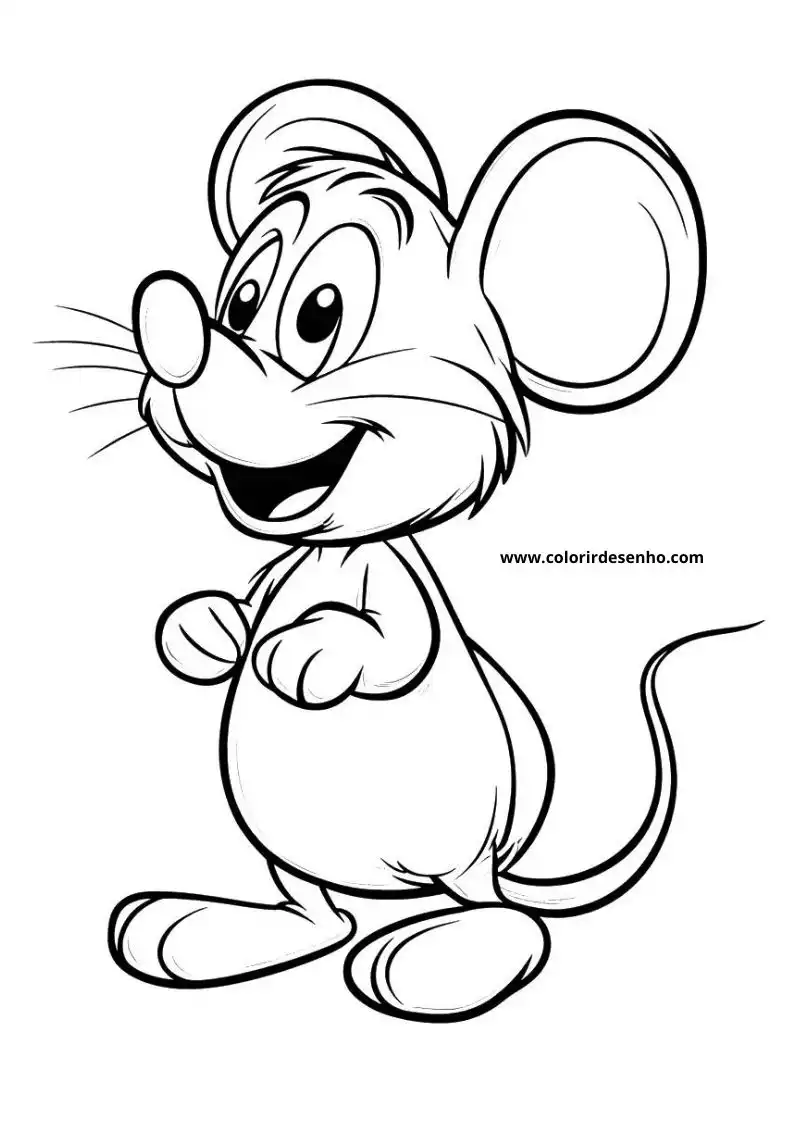 Mouse Coloring Pages 18