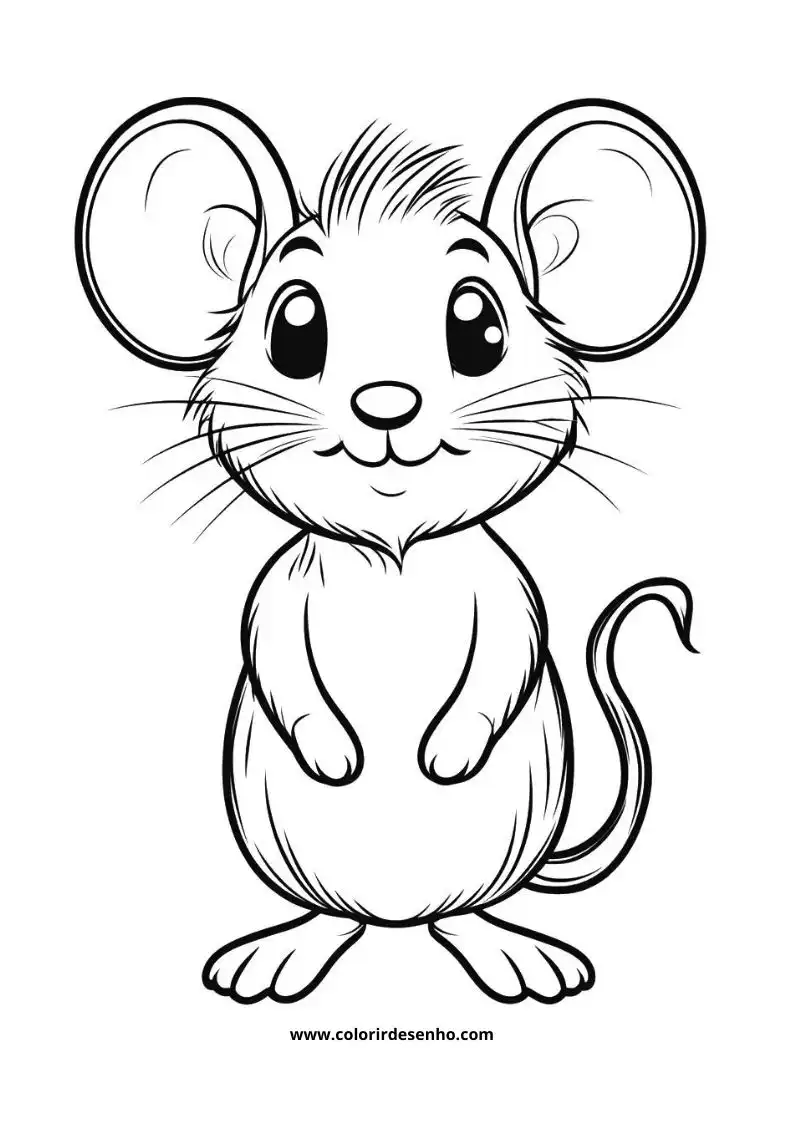 Mouse Coloring Pages 7