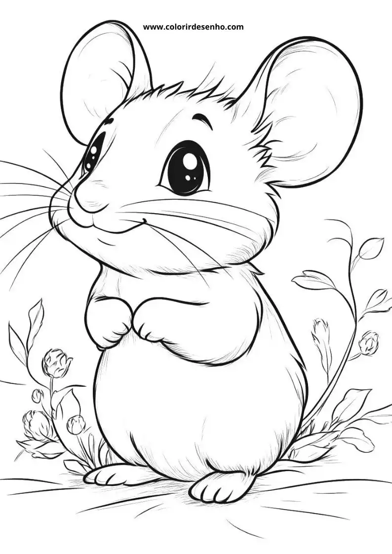 Mouse Coloring Pages For All Ages 10