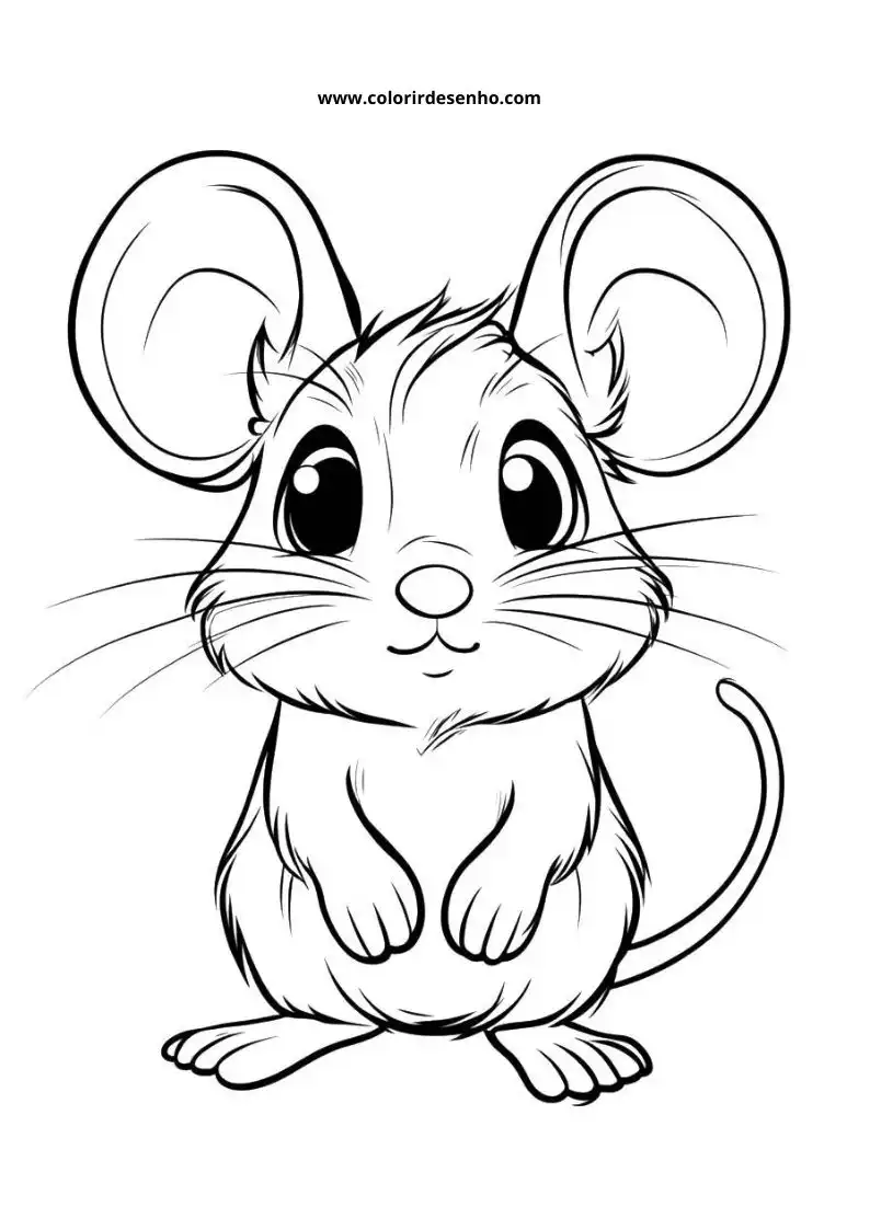 Mouse Coloring Pages For All Ages 5
