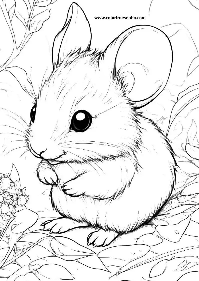 Mouse Coloring Sheet 3