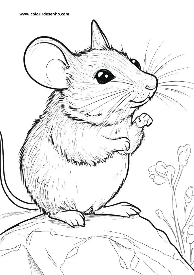 Mouse Coloring Sheet 5