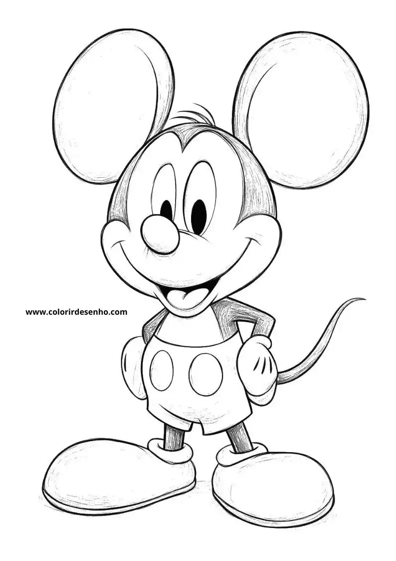 Mouse Coloring Sheet 6