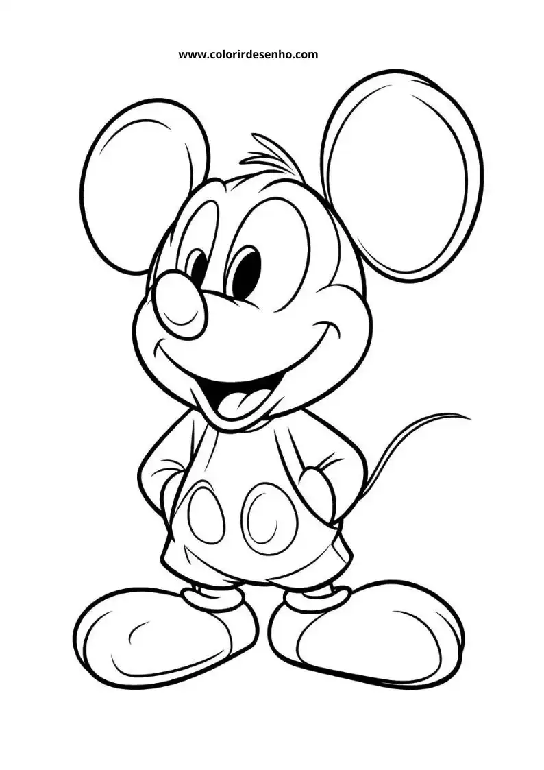 Mouse Coloring Sheet 7