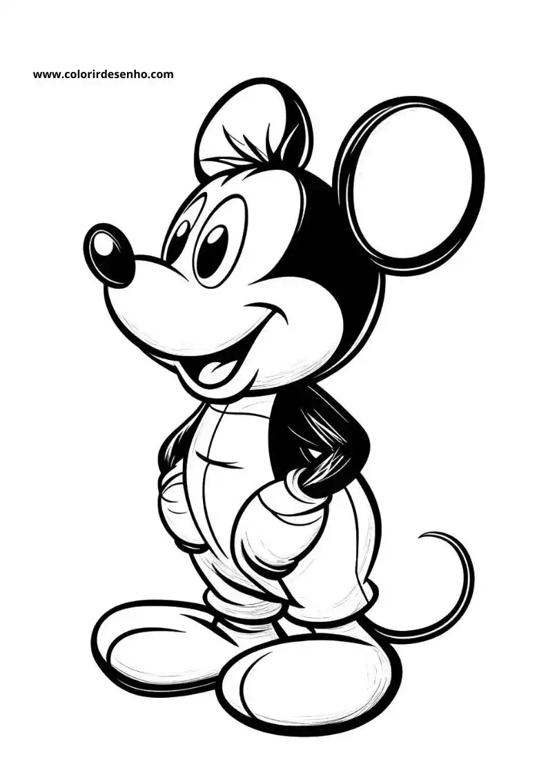 Mouse Coloring Sheet 9