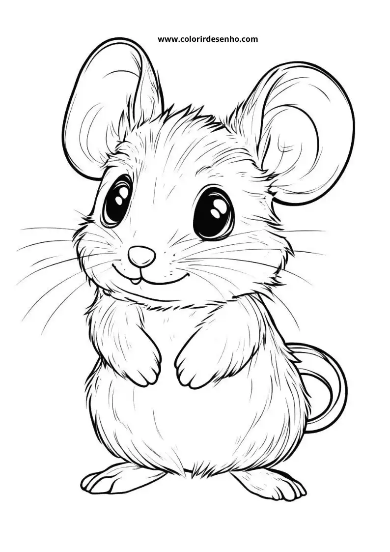 Mouse Free Printable Coloring Pages 1