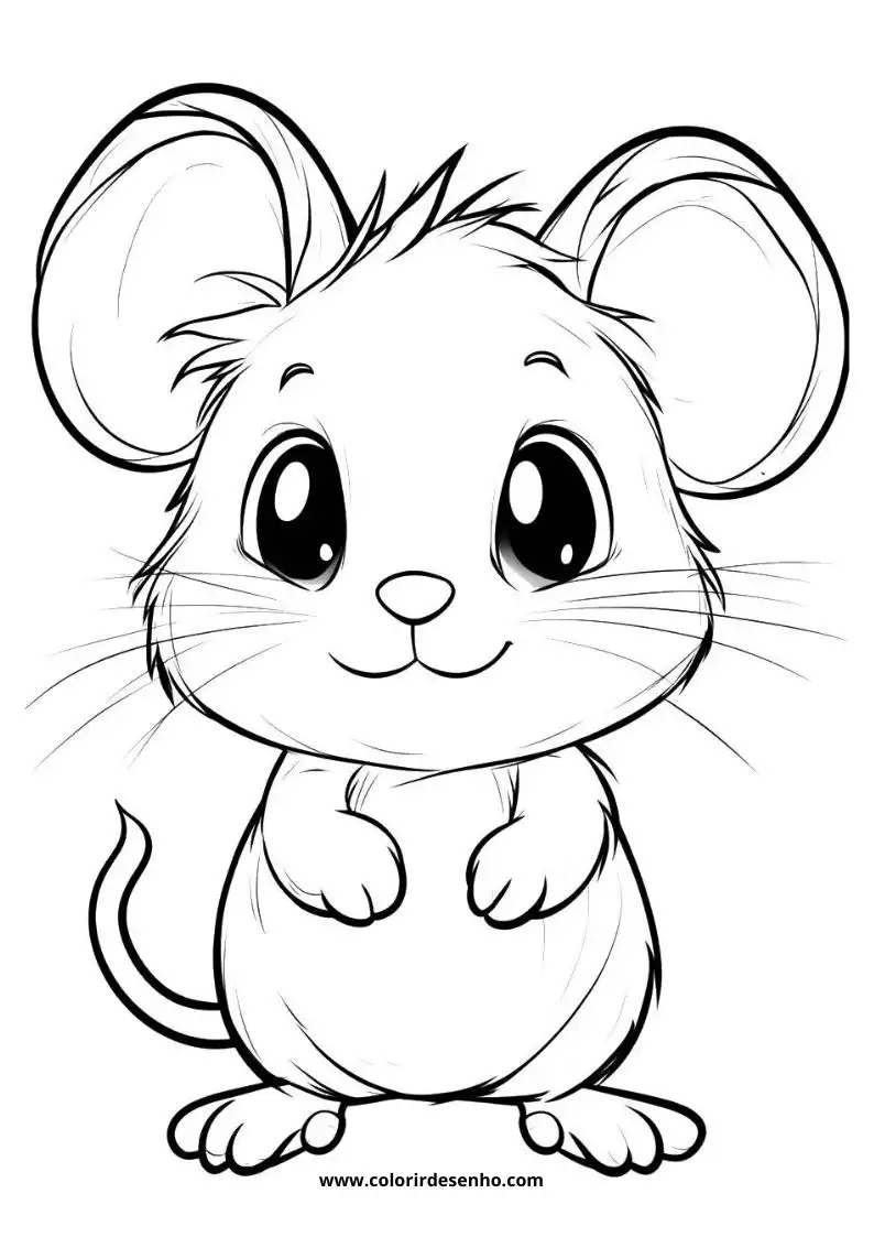 Mouse Free Printable Coloring Pages 2