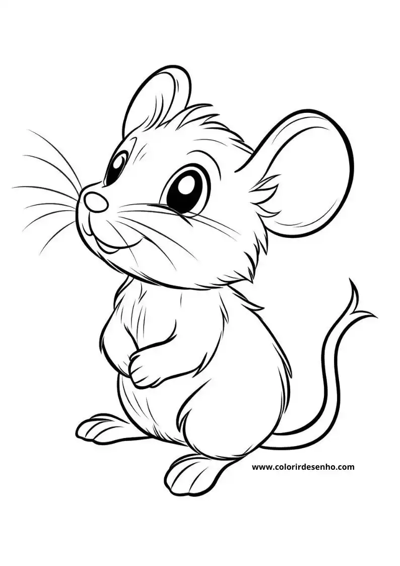 Mouse Free Printable Coloring Pages 3