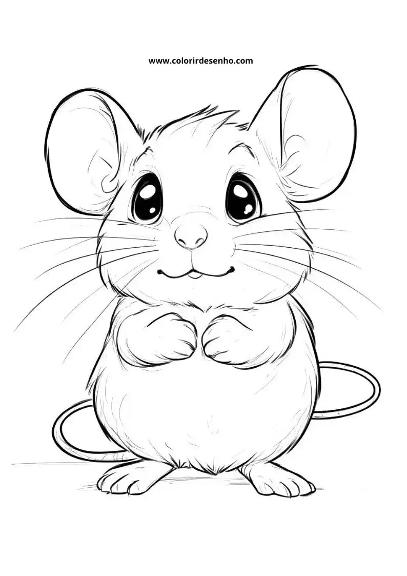 Mouse Free Printable Coloring Pages 5