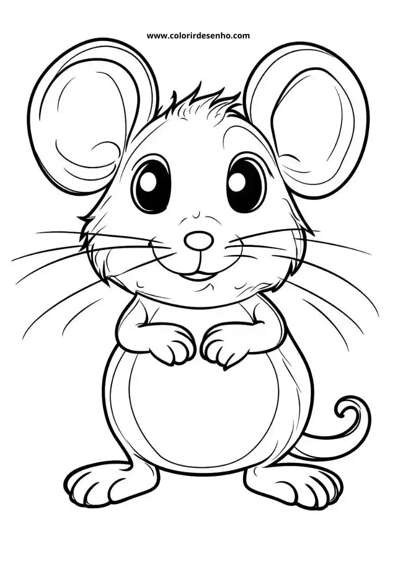 Mouse Free Printable Coloring Pages 6