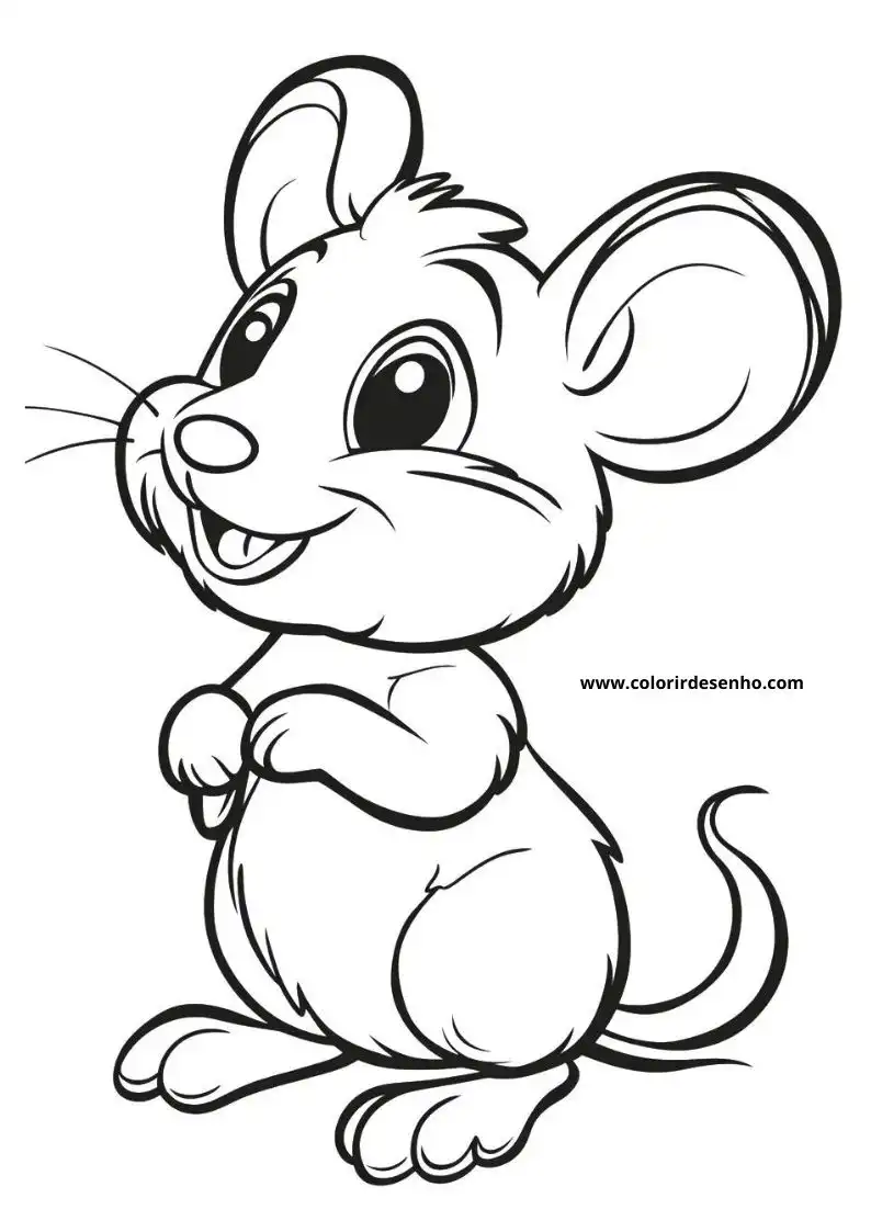 Mouse Free Printable Coloring Pages 7