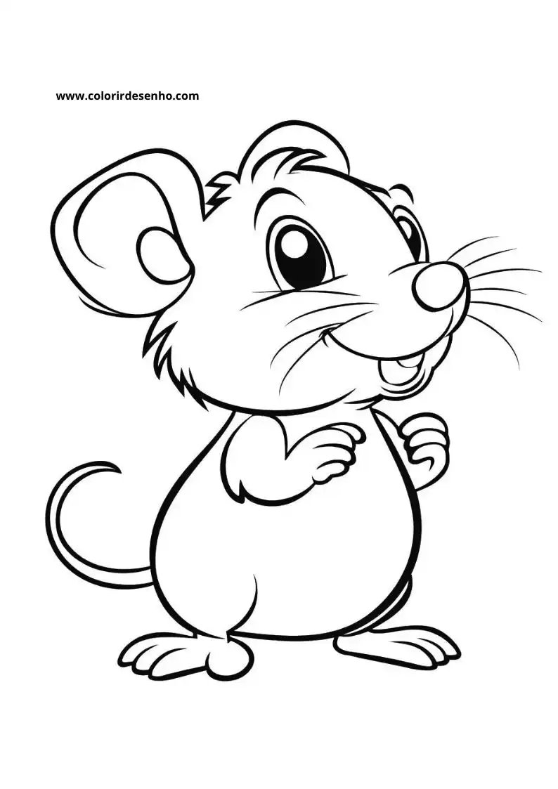 Mouse Free Printable Coloring Pages 8