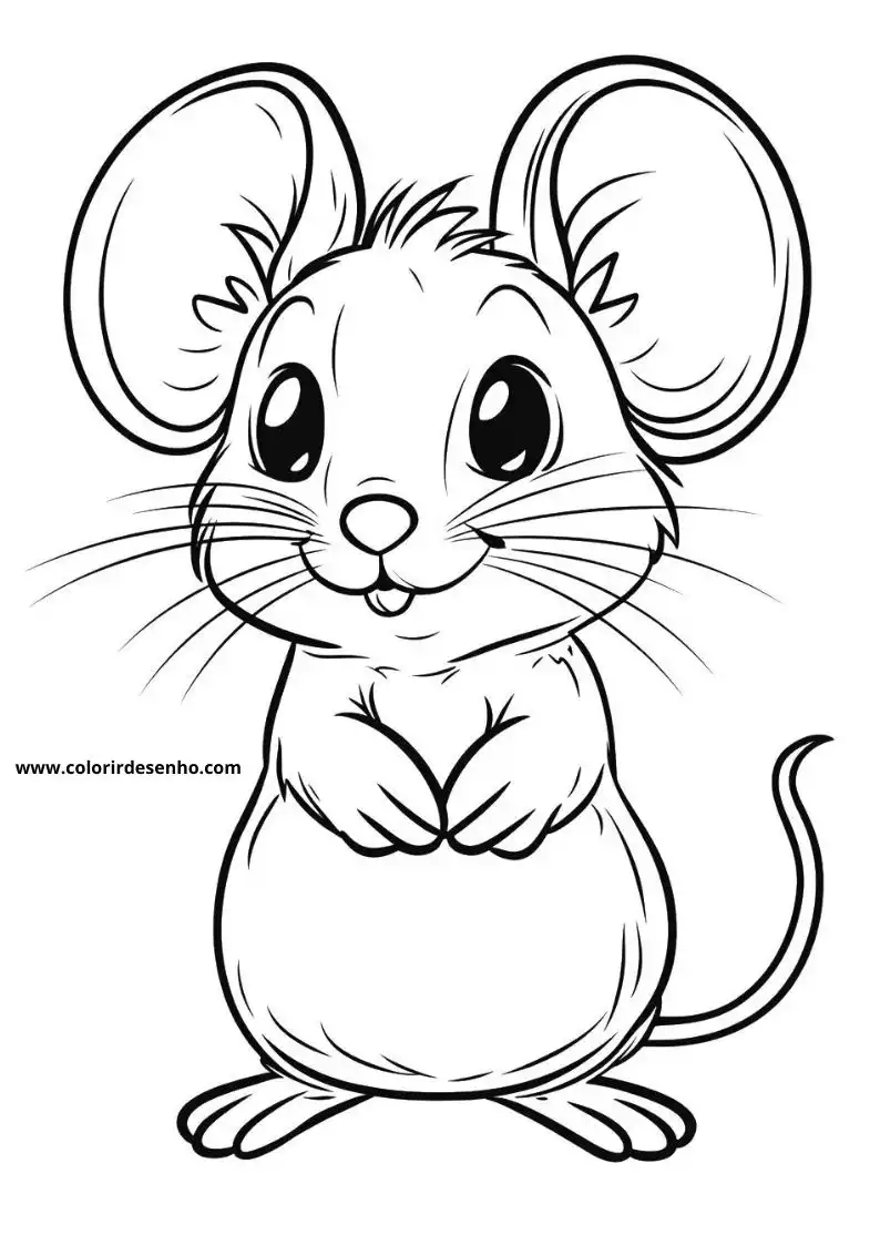 Mouse Free Printable Coloring Pages 9