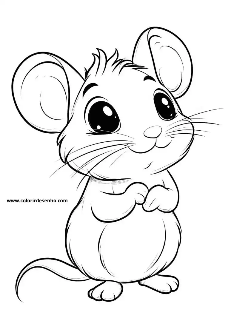Mouse Picture Coloring Pages 1