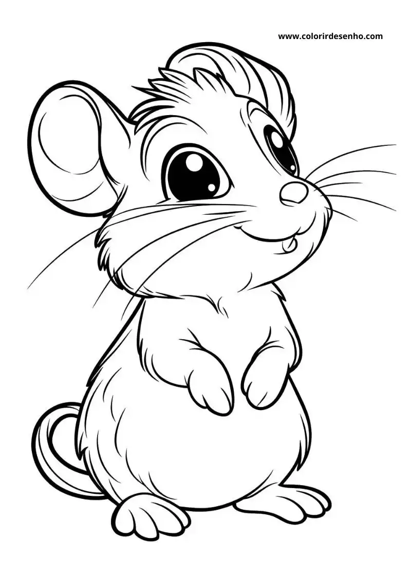 Mouse Picture Coloring Pages 2