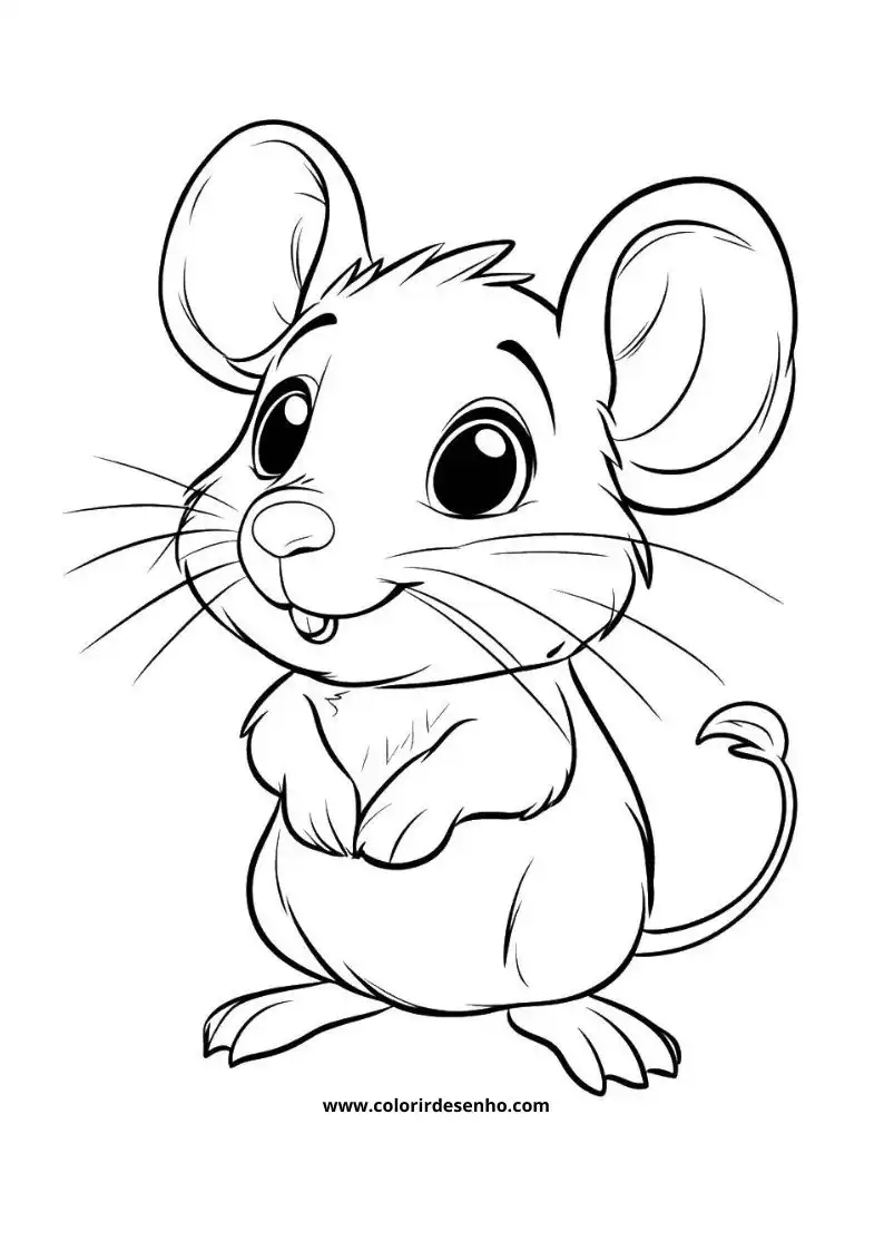 Mouse Picture Coloring Pages 3